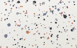 Milano Moderno Micro II — light grey and white terrazzo background, variation II