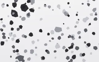 Mono Ink Terrazzo — light grey and white terrazzo background