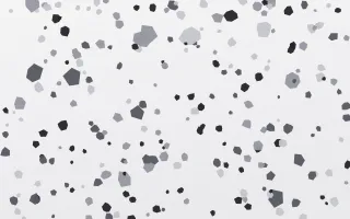 Mono Ink Terrazzo Fine — light grey and white terrazzo background