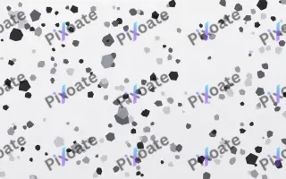 Mono Ink Terrazzo Fine III — light grey and white terrazzo background, variation III