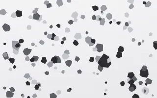 Mono Ink Terrazzo III — light grey and white terrazzo background, variation III