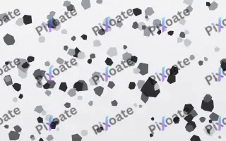 Mono Ink Terrazzo III — light grey and white terrazzo background, variation III