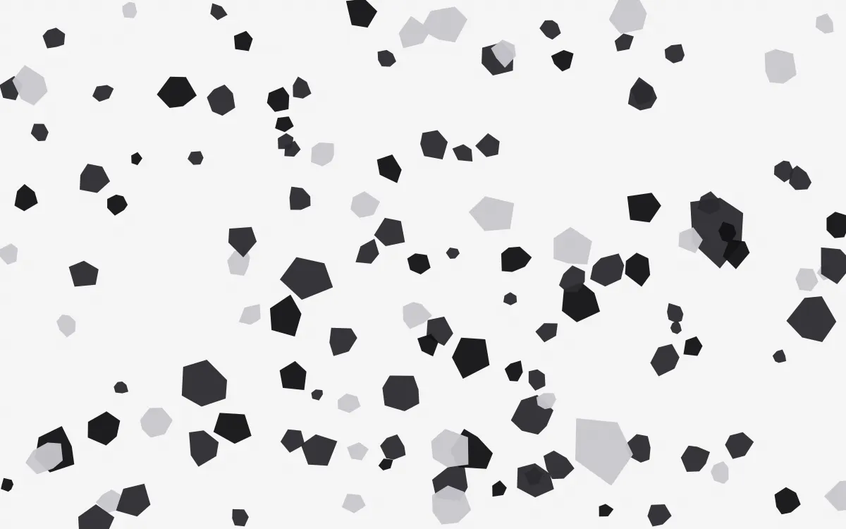 Noir & Blanc Pop Fleck — colourful grey, black and white terrazzo background