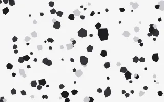 Noir & Blanc Pop Fleck II — colourful grey, black and white terrazzo background, variation II