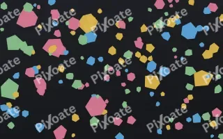 Noir Party Terrazzo III — dark gold, blue and grey terrazzo background, variation III