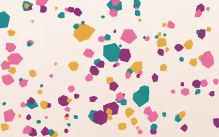 Oaxaca Fiesta Floor — light pink, gold and white terrazzo background