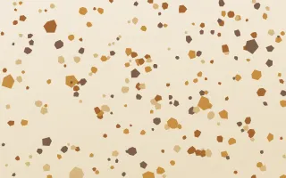 Ochre Earth Terrazzo Fine III — light orange, brown and beige terrazzo background, variation III