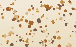 Ochre Earth Terrazzo II — light orange, brown and beige terrazzo background, variation II