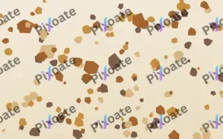 Ochre Earth Terrazzo II — light orange, brown and beige terrazzo background, variation II