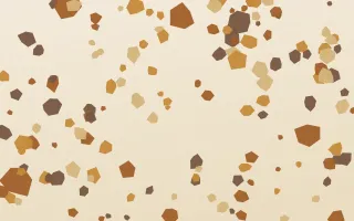 Ochre Earth Terrazzo III — light orange, brown and beige terrazzo background, variation III