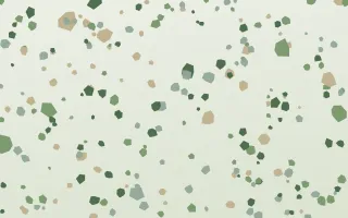 Sage Terrazzo Fine — light green and white terrazzo background