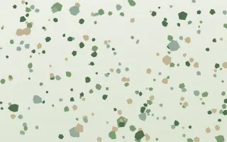Sage Terrazzo Fine III — light green and white terrazzo background, variation III