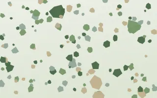 Sage Terrazzo II — light green and white terrazzo background, variation II