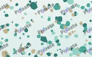 Sea Glass Terrazzo II — light teal and white terrazzo background, variation II