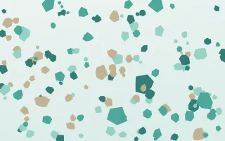 Sea Glass Terrazzo III — light teal and white terrazzo background, variation III