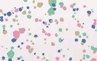 Seoul Pastel Floor II — light green, pink and white terrazzo background, variation II