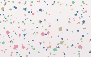 Seoul Pastel Floor Micro — light green, pink and white terrazzo background