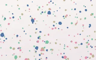 Seoul Pastel Floor Micro III — light green, pink and white terrazzo background, variation III