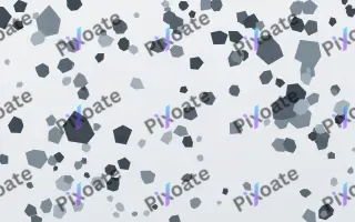 Slate Fleck Terrazzo III — light blue and white terrazzo background, variation III