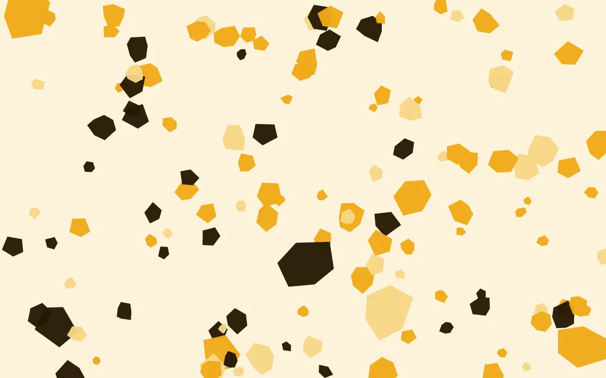 Solar Pop Fleck — colourful gold, black and beige terrazzo background