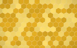 Accra Gold Hex Tiles — colourful gold and beige tile background