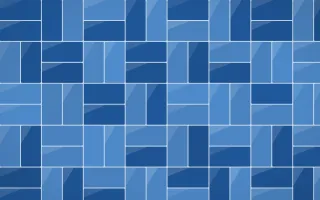 Aegean Noon Basketweave Tiles — dark blue tile background
