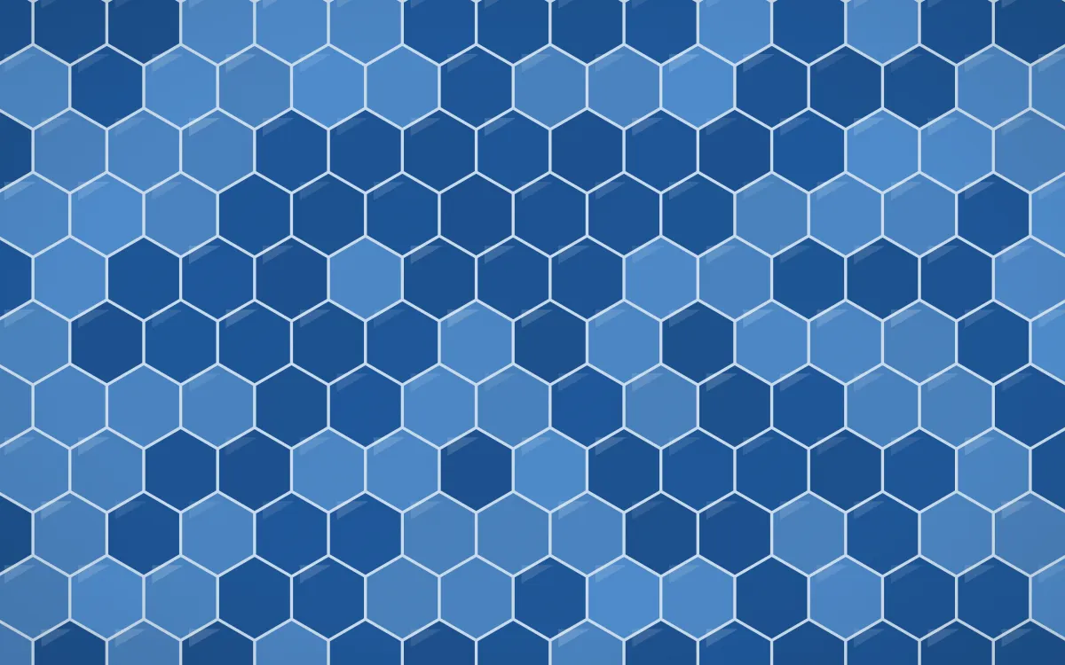 Aegean Noon Hex Tiles — dark blue tile background