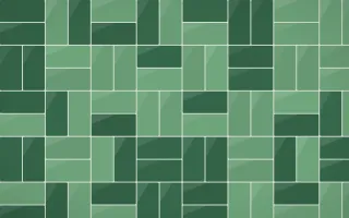 Alhambra Jade Basketweave Tiles — dark green and grey tile background