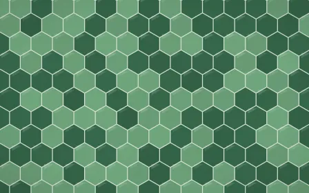 Alhambra Jade Hex Tiles — dark green and grey tile background