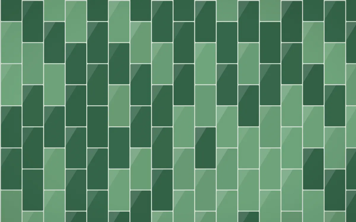 Alhambra Jade Stacked Tiles — dark green and grey tile background