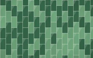 Alhambra Jade Stacked Tiles — dark green and grey tile background