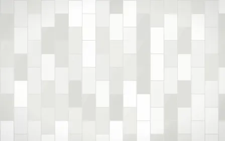 Alpine Chalk Stacked Tiles — light white tile background