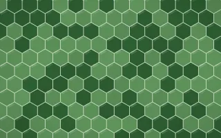 Amazônia Hex Tiles — dark green tile background