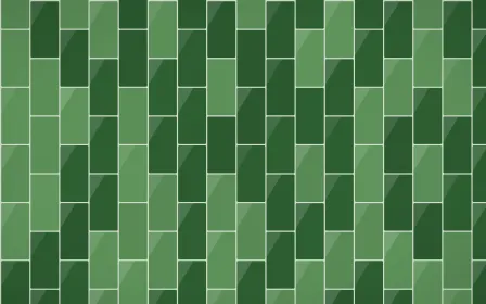 Amazônia Stacked Tiles — dark green tile background
