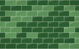 Amazônia Subway Tiles — dark green tile background
