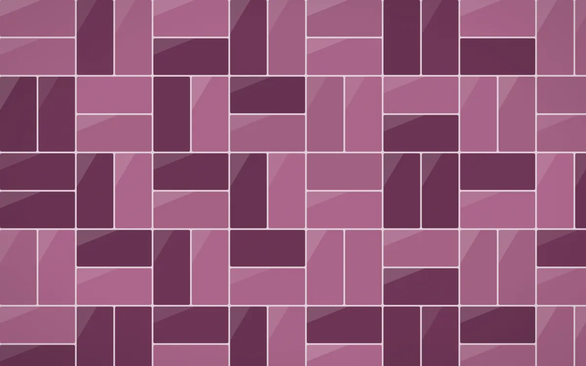Andes Berry Basketweave Tiles — dark pink tile background