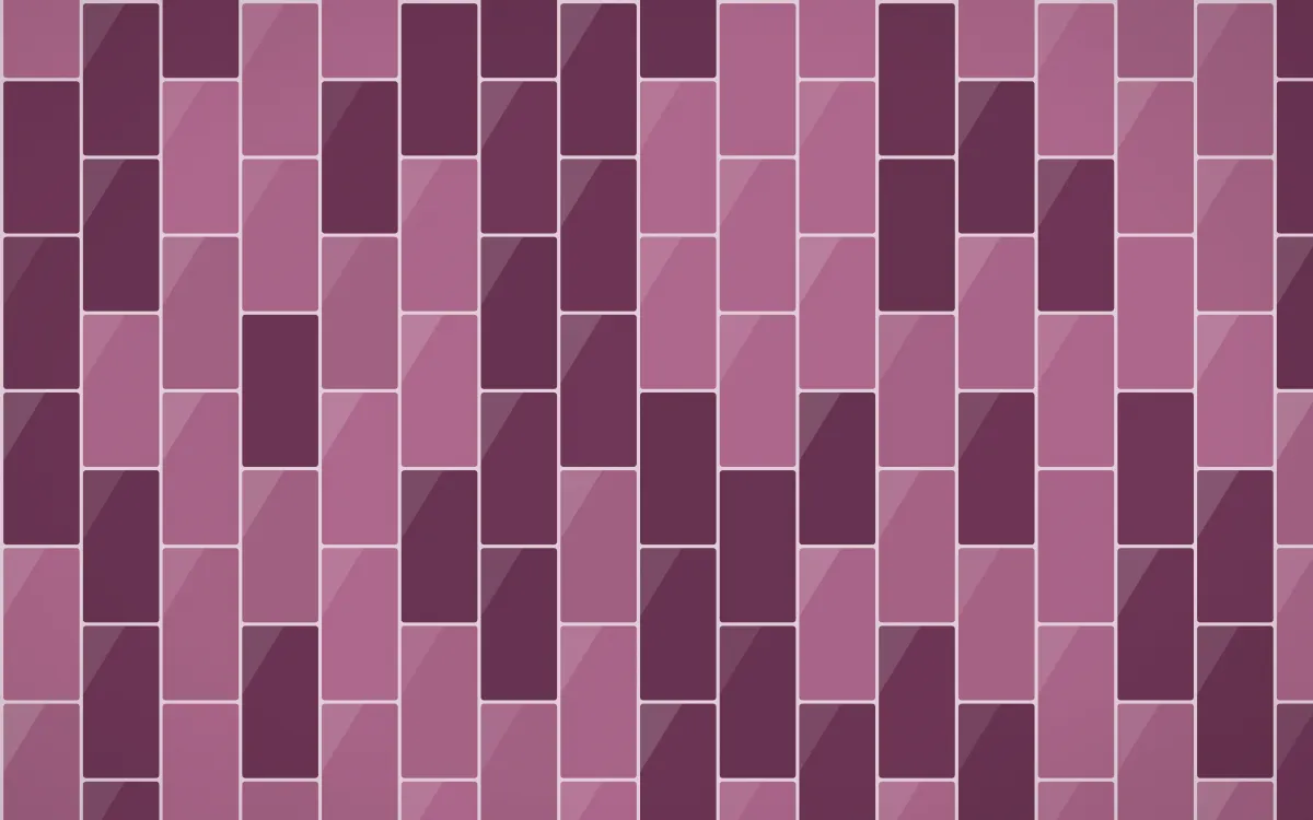 Andes Berry Stacked Tiles — dark pink tile background