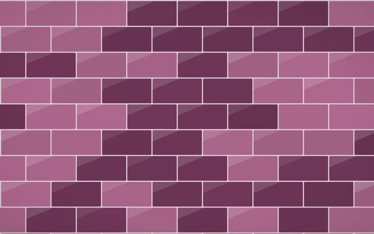 Andes Berry Subway Tiles — dark pink tile background