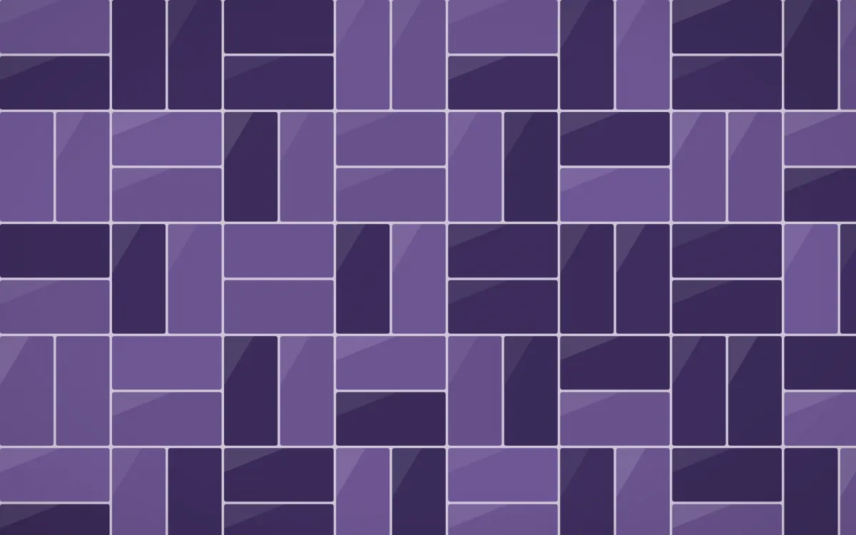 Arabian Night Basketweave Tiles — dark purple tile background