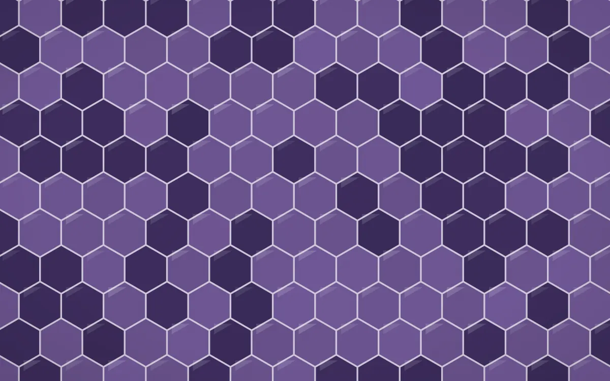 Arabian Night Hex Tiles — dark purple tile background