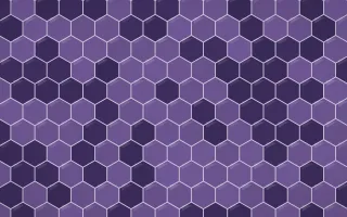 Arabian Night Hex Tiles — dark purple tile background