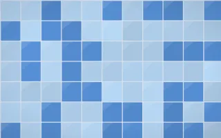 Bahia Blue Square Tiles — colourful blue tile background