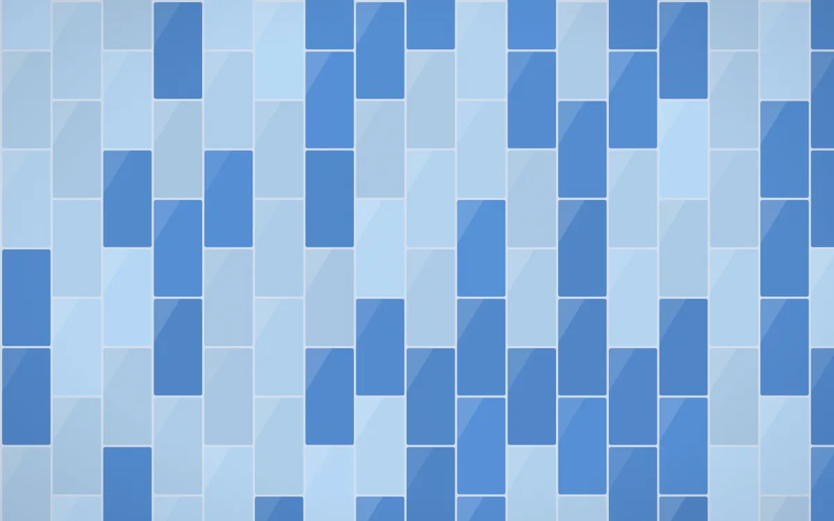 Bahia Blue Stacked Tiles — colourful blue tile background