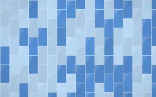 Bahia Blue Stacked Tiles — colourful blue tile background
