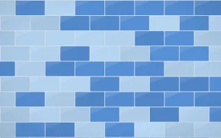 Bahia Blue Subway Tiles — colourful blue tile background