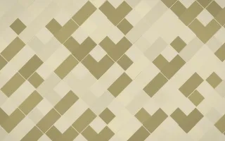 Bali Temple Herringbone Tiles — colourful beige and yellow tile background