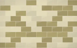 Bali Temple Subway Tiles — colourful beige and yellow tile background