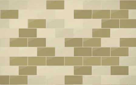 Bali Temple Subway Tiles — colourful beige and yellow tile background