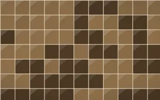 Bamako Earth Square Tiles — dark brown and beige tile background