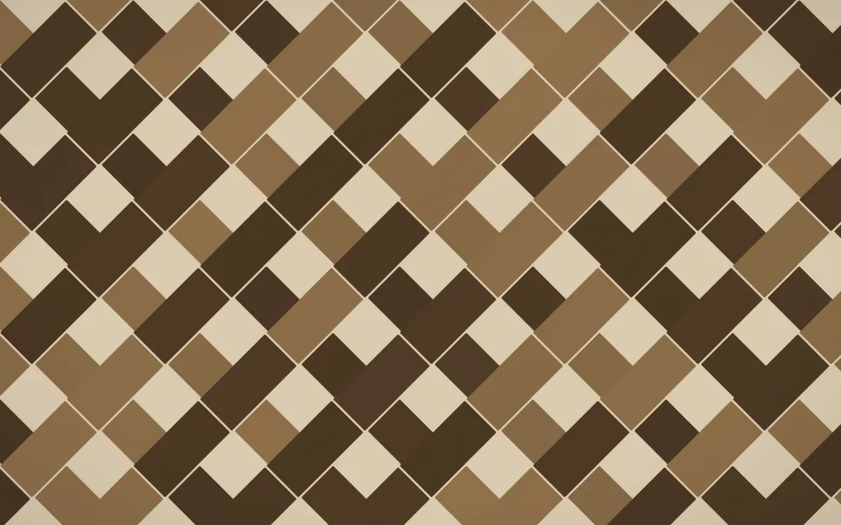 Bamako Earth Herringbone Tiles — dark brown and beige tile background